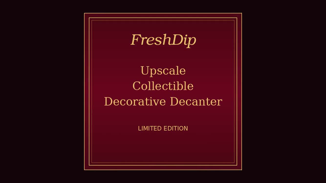 FreshDip Product Development/Patent Pending
